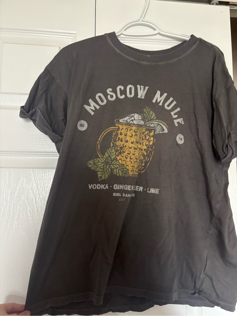 Moscow Mule Short Sleeve Tee - Charcoal